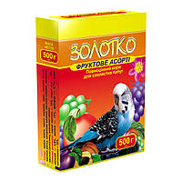 Корм для попугаев Золотко Фруктовое Ассорти 500 г