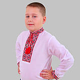 Вишиванка для хлопчика "Федір" з синьою вишивкою, фото 4