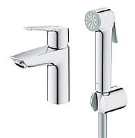 Cмеситель для гигиенического душа GROHE Start на умывальник с лейкой однорычажный хром 23123003