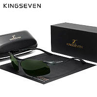 Мужские поляризационные солнцезащитные очки KINGSEVEN N9126 Black Green