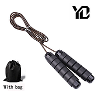 Скакалка швидкісна регулюється на підшипниках + Чехол YD300-1. Скакалка для фітнеса, кросфіта, схуднення