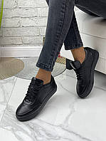 Женские кроссовки из натуральной кожи, кроссовки женские черные, белые женские кроссовки с перфорацией