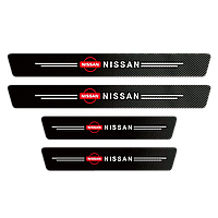 Наклейки на пороги карбонові Nissan всі моделі та інші марки автомобілів style1