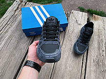 Чоловічі кросівки демісезонні Adidas ZX 750 Graphite сірі, фото 5