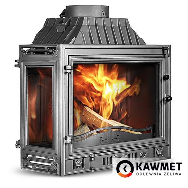 Камінна топка KAWMET W4 з лівим боковым стеклом (14.5 kW)