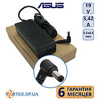 Зарядний пристрій для ноутбука 5,5-2,5 mm 3,42A 19V Asus клас A+