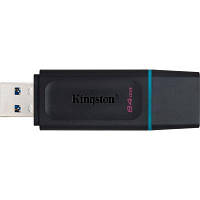 USB 3.2 флеш накопичувач 64GB Kingston DataTraveler Exodia (DTX/64GB) слайдер чорн.+син. новий