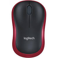 Мышь беспроводная USB Logitech Wireless Mouse M185 (910-002240) чёрн.+красная