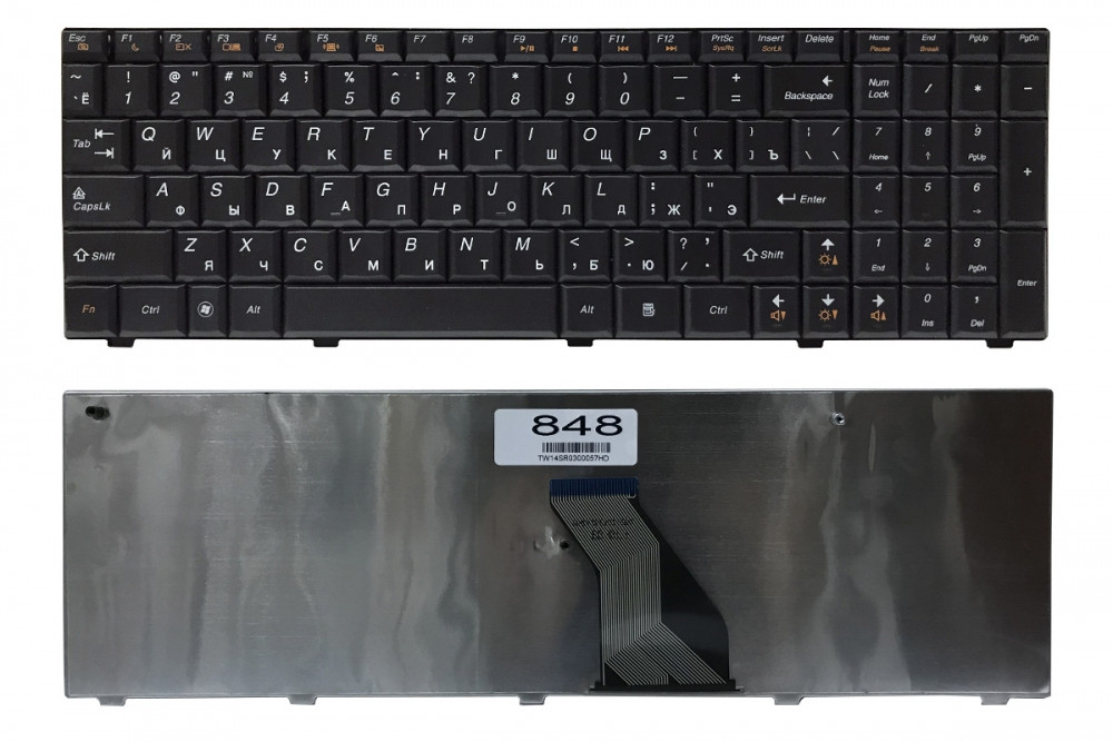 Клавіатура для ноутбука Lenovo G560 RU чорна нова