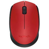 Миша бездротова USB Logitech Wireless Mouse M171 (910-004641) чорн.+червоний.