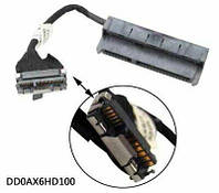 Шлейф жесткого диска (HDD SATA) для HP CQ42, CQ56, G62, G72 (DD0AX6HD100 ) (тип 2) б/у