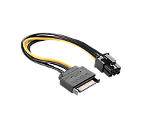 Перехідник живлення SATA (M) - PCIe 6pin для відеокарт TRY кабель новий