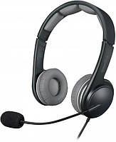 Навушники з мікрофоном дротовіі USB Speedlink SONID Stereo Headset (SL-870002-BKGY) чорні б/в