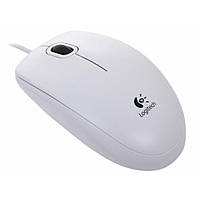 Миша провідна USB Logitech B100 (910-003360) біла