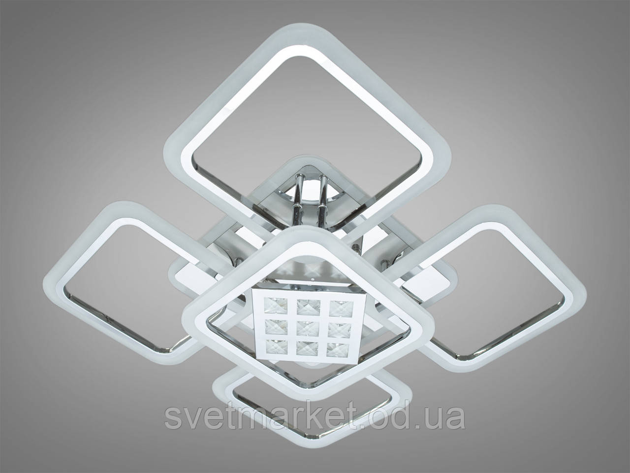 Стельова світлодіодна люстра з димером A2104/4+1HR LED 3color dimmer