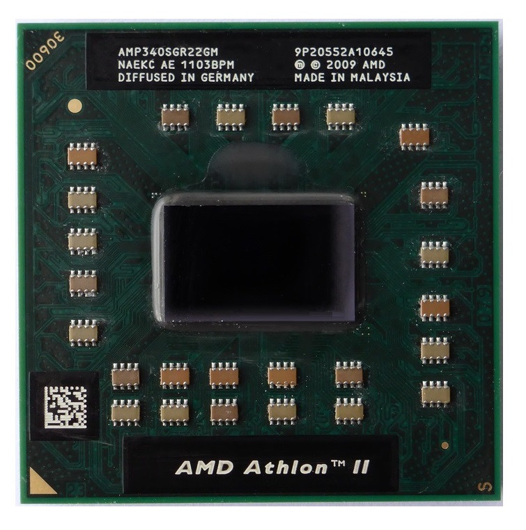Процесор для ноутбука S1GEN4 AMD Athlon II P340 2x2,2Ghz 1Mb Cache 3200Mhz Bus б/в