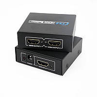 Сплиттер HDMI - 2*HDMI FullHD активный TRY БП в комплекте черный