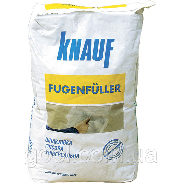 Шпаклівка Кнауф Фугенфулер для закладення швів гіпсокартону по 25 кг