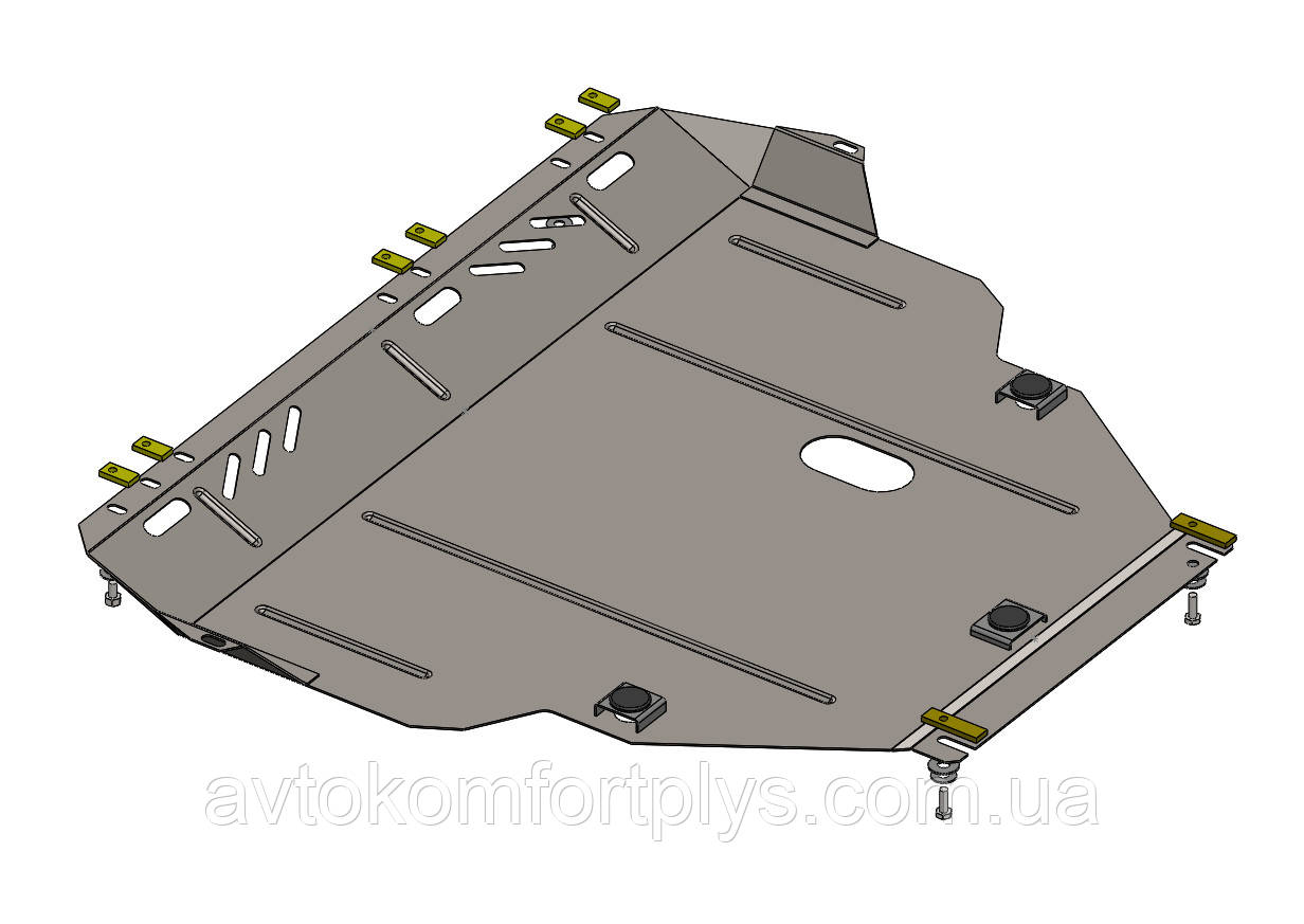 Металева (сталева) захист двигуна (картера) Ford Grand C-Max EcoBoost (2010-) (V-1,0), фото 1