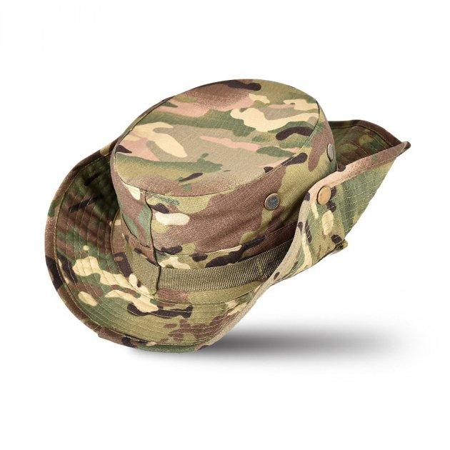Тактична бойова армійська панама для військових, панама для зсу з регулятором, шляпа мультікам