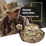 Тактична бойова армійська панама для військових, панама для зсу з регулятором, шляпа мультікам, фото 2