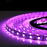 Світлодіодна стрічка 12V, 5050, 60 led/m, 14.4W, IP65, 6500K - білий холодний, ST-12-5050-60-RGB-65, фото 8