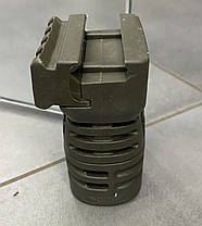 Рукоятка передня коротка DLG TACTICAL (DLG-117-green), колір Олива, з відсіком, з планкою Пікатінні, фото 5