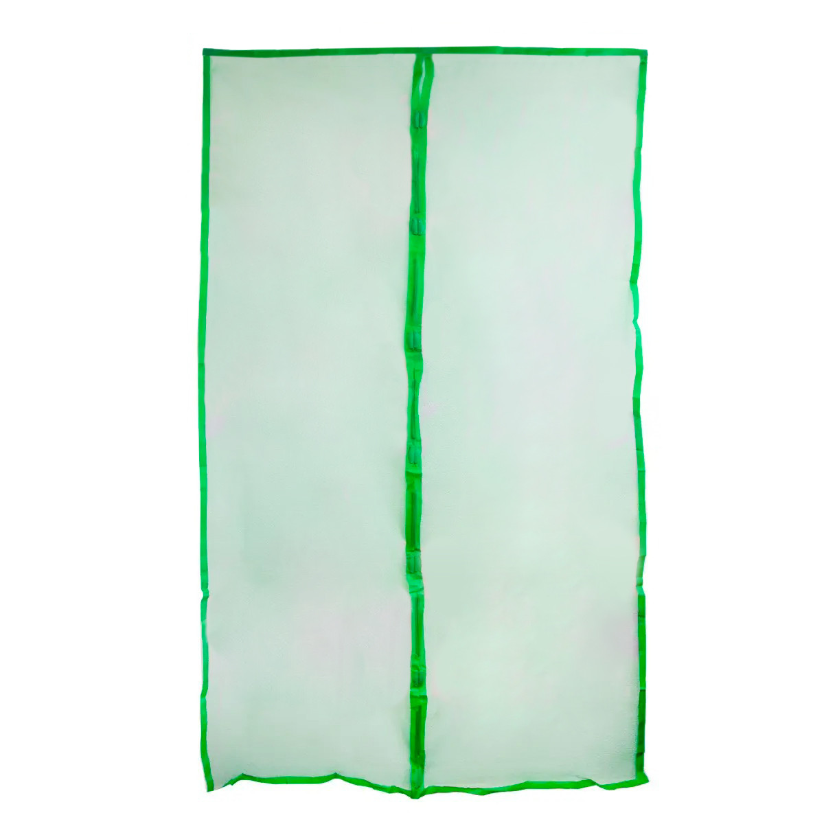 Антимоскітна сітка на магнітах Зелена 100х210 см, москітна сітка на двері від мух і комарів (москитная сетка)