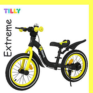 Дитячий біговел 14 дюймів BALANCE TILLY Extreme T-212524 Yellow Жовтий