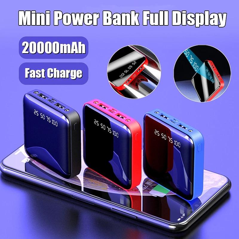 Power bank 2USB+LED ліхтар Портативна зарядка Зовнішній акумулятор