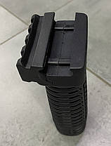Рукоятка передня DLG TACTICAL (DLG-115-black), колір Чорний, з відсіком, з планкою Пікатінні, рукоятка перенесення вогню, фото 5