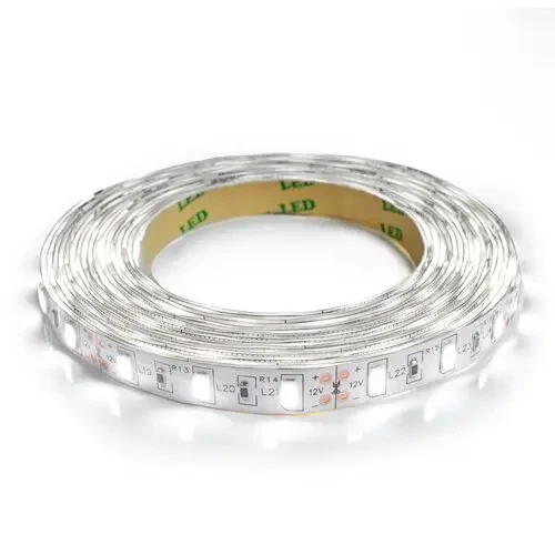 Світлодіодна стрічка 12V, smd5630, 60 led/m, 15W, IP20, 6500K - білий холодний, ST-12-5630-60-CW-20-V2, фото 1