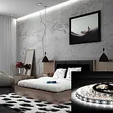 Світлодіодна стрічка 12V, smd5630, 60 led/m, 15W, IP20, 6500K - білий холодний, ST-12-5630-60-CW-20-V2, фото 4