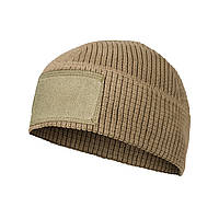 Шапка флисовая тактическая Helikon-Tex RANGE BEANIE GRID FLEECE COYOTE CZ-RBN-FG-04