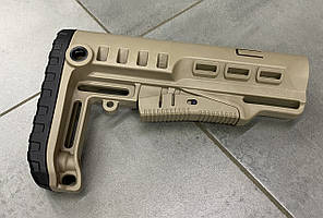 Приклад (база) DLG TBS TACTICAL, DLG-087-beige, Койот, для гвинтівок з трубкою розміру Mil-Spec, фото 4