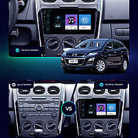 Штатна магнітола Lesko для Mazda CX-7 I Рестайлінг 2009-2012 екран 9" 1/16Gb/ Wi-Fi Optima GPS Android 13 шт., фото 6