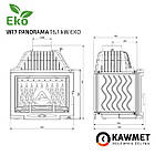 Камінна топка KAWMET W17 Panorama (16.1 kW) EKO, фото 2