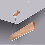 Лінійний Деревяний LED світильник Vela Ramita S 30Вт Яснем 1040м, фото 4