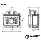 Камінна топка KAWMET W4 трьохстороння (14.5 kW), фото 2