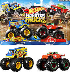 Машина Хот Вілс Монстер Трак Набір позашляховиків джипів Hot Wheels Monster Truck FYJ64