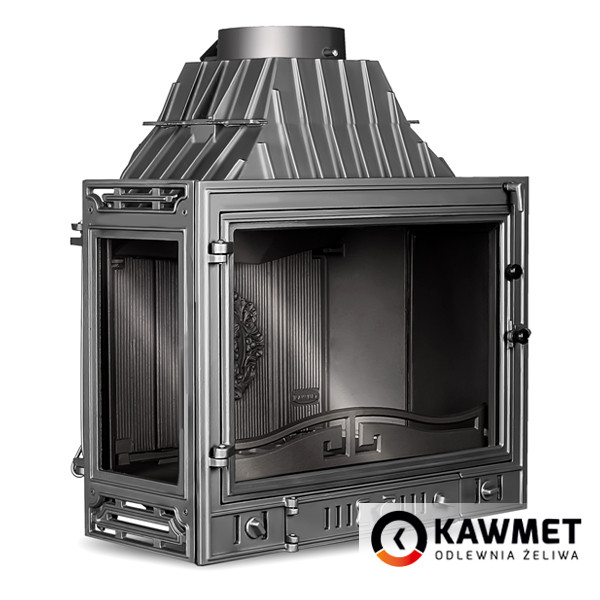 Каминная топка KAWMET W3 с левым боковым стеклом (16.7kW) - фото 2 - id-p1666929904