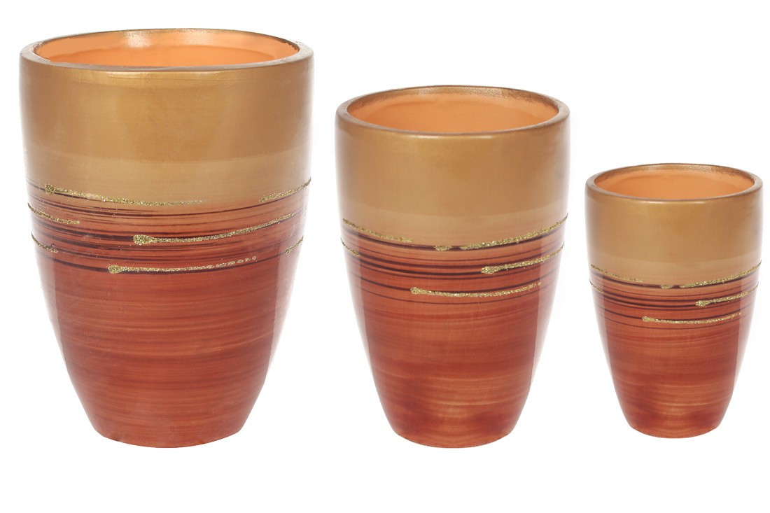 Набір керамічних ваз (3шт) ТОВАР ВІД ВИРОБНИКА