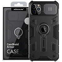 TPU+PC чехол Nillkin CamShield Armor (шторка на камеру) для Apple iPhone 11 Pro Max (6.5")