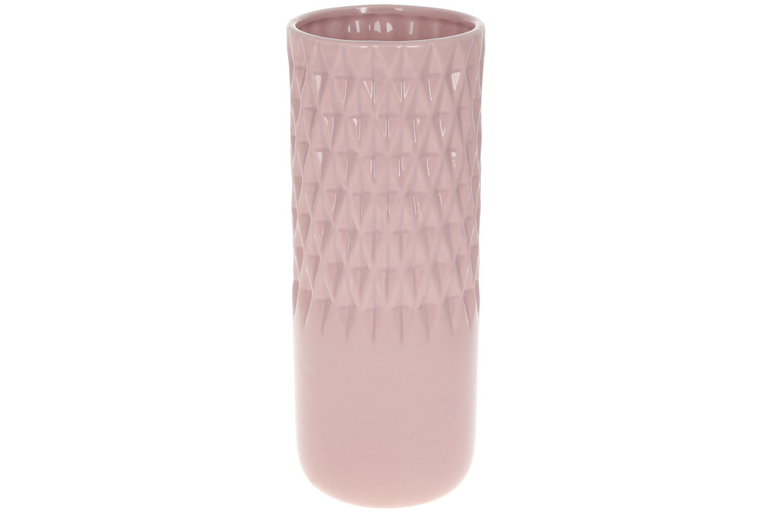 Ваза керамічна 26см, колір - попіл троянди глянець - 2 шт УПАКОВКА ТОВАР ВІД ВИРОБНИКА