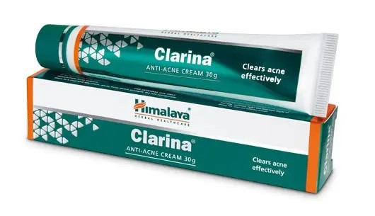 Кларіна, засіб по боротьбі з недоліками шкіри, Clarina Anti-Acne Cream Himalaya, 30 гр, фото 1