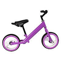 Детский беговел TILLY (колёса EVA 12" светящиеся) T-212515 Фиолетовый (T-212515 Purple)
