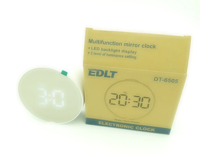 Настільний LED дзеркальний годинник DT-6505
