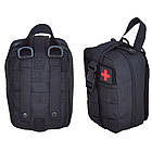 Тактична аптечка на системі Molle A87 + Подарунок Термоковдра з фольги / Підсумок військовий без наповнення, фото 3