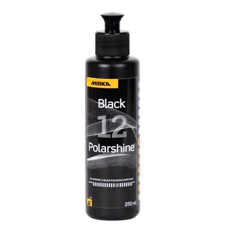 Поліроль Mirka Polarshine 12 Black 250 мл (Дрібнозерниста)