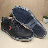 Підліткові шкіряні кросівки для хлопчика Golovin чорний розмір 36, фото 5